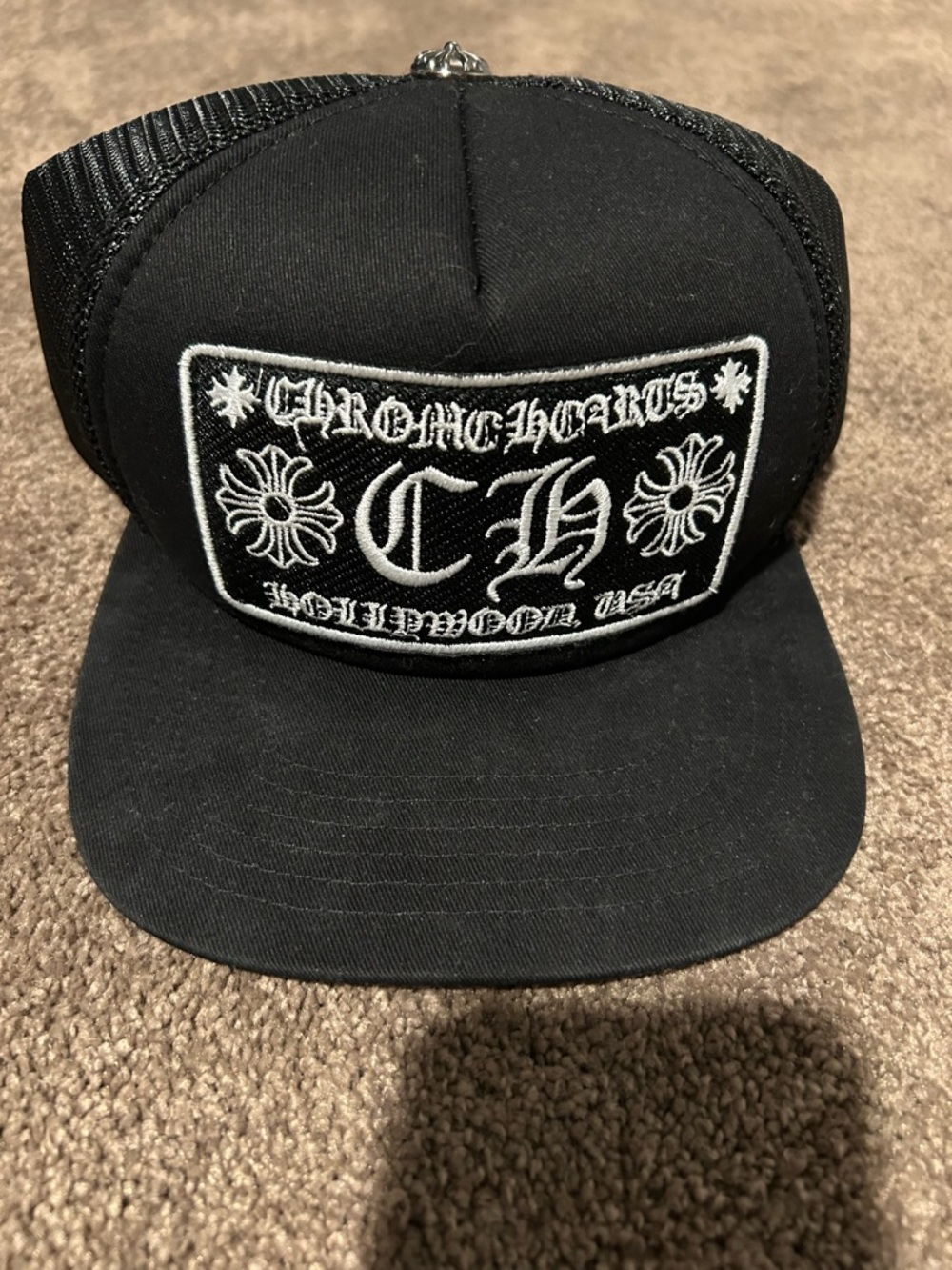 Chrome Hearts Black Mesh Hat